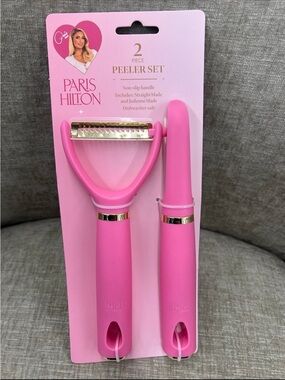 Paris Hilton Pink Peeler Set 2pcs